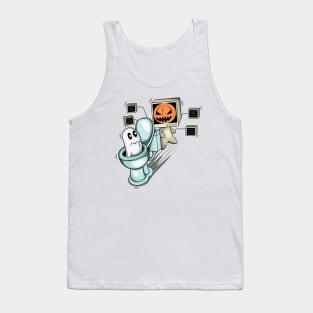 halloween skibidi toilet Tank Top